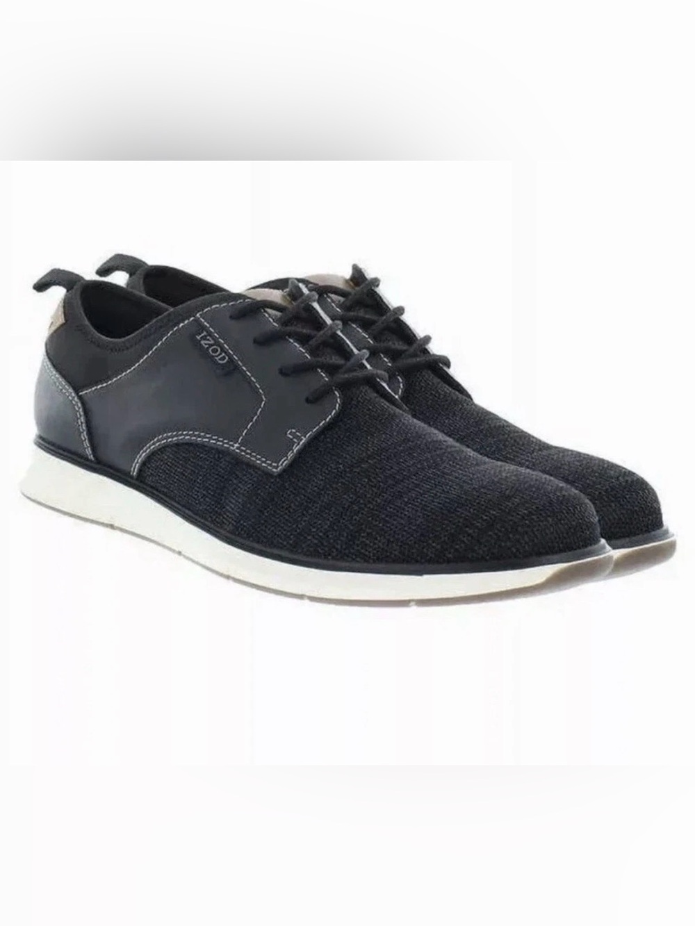 Izod Mens Drift Casual Lace Up Oxford Shoes Black Size 9.5 M - Picture 1 of 1
